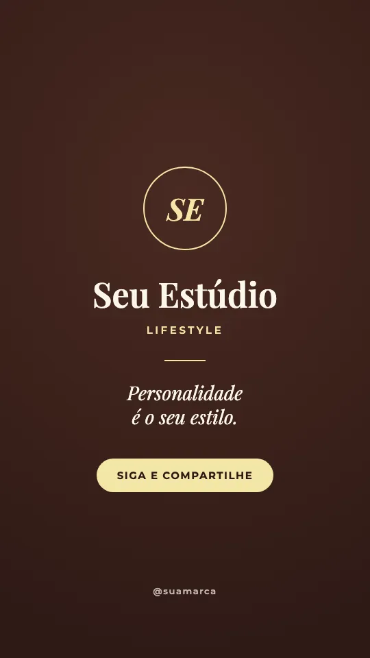 Tela final de exemplo: Seu Estúdio, lifestyle